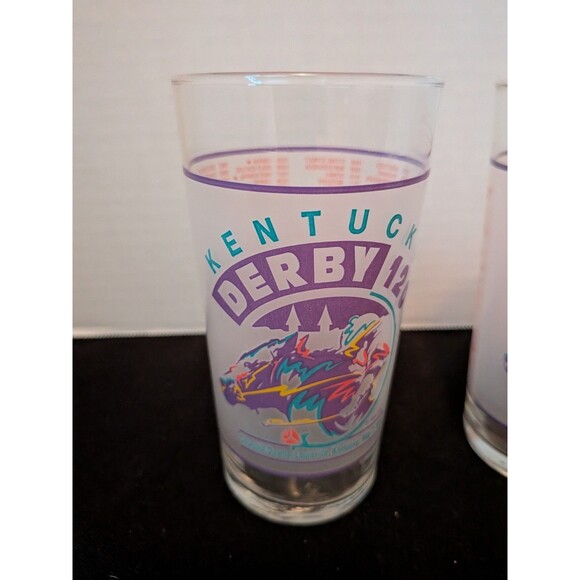 (3) 1994 Kentucky Derby Official 120th Mint Julep Collectible Souvenir Glass - Picture 2 of 5